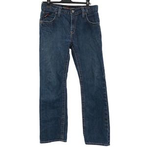 Ariat M5 Jeans FR Slim Straight Cat 2 Men 30x32 Medium Wash Work Wear